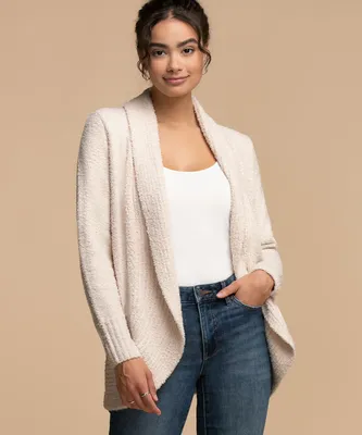 Teddy Cocoon Cardigan