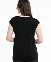 Eco-Friendly Twist Neck Tee