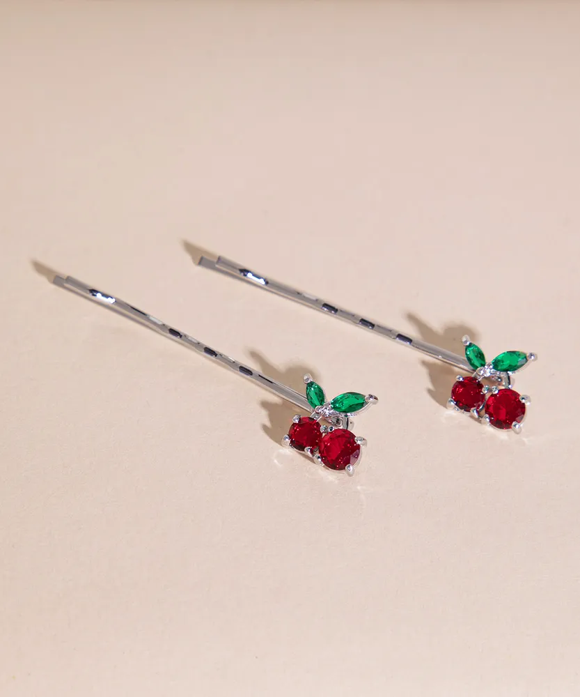 Cherry Bobby Pin 2-Pack