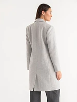 Kennedy Herringbone Wool Coat