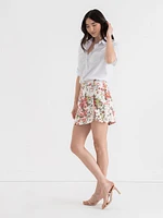 Viscose Linen Skort