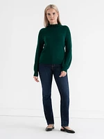 Pointelle Ruffle Sweater