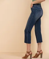 Kitty Kick Flare Jean with Raw Hem