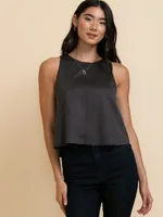 Faux Suede Tank Top