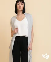 Long Extend Sleeve Open Cardigan
