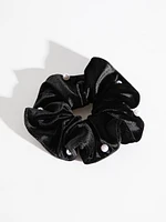 Velvet Pearl Scrunchie