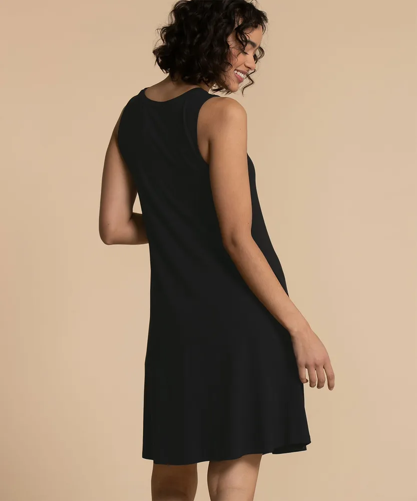 Sleeveless A-Line Dress