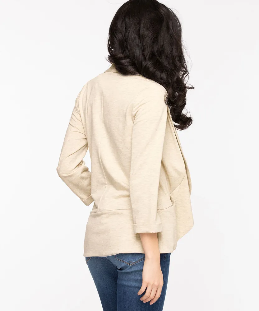 Terry Shawl Collar Cover Up