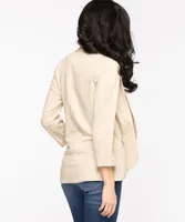 Terry Shawl Collar Cover Up