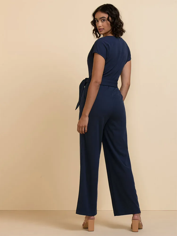 Venus Full Length Jumpsuit Iconic Crepe