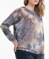 Tie-Dye Elastic Bottom Top