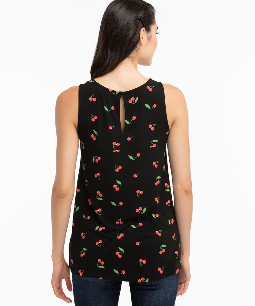 Eco-Friendly Sleeveless Crochet Trim Top