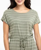 Drawstring Maxi Dress