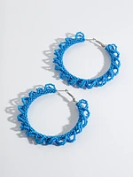 Beaded Hoop Necklaces