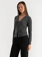 Long Sleeve V-Neck Cardigan