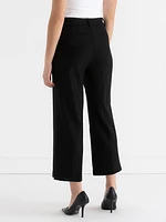 Weslee Wide Crop Pant Luxe Ponte