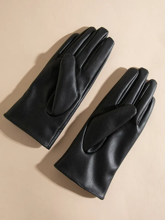 Columbia Loma Vista Leather Work Gloves - M - Black