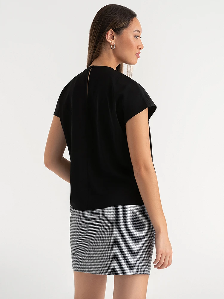 Scoop Cap Sleeve Top