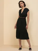 Henley Belted Midi Dress