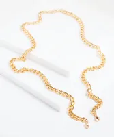 Gold Chain Link Mask Chain
