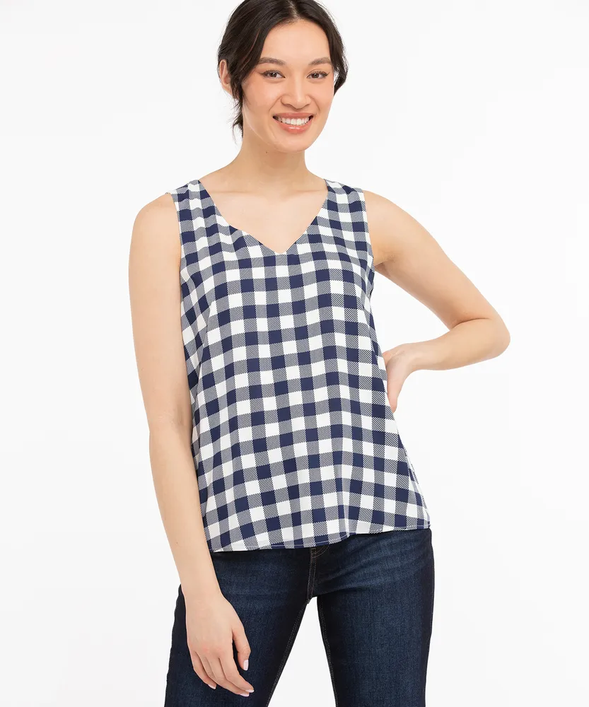 V-Neck Tank Blouse