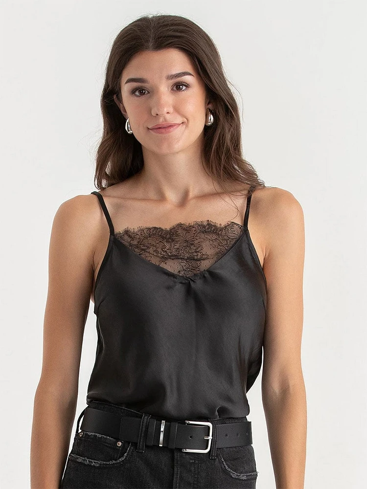 Satin Lace Camisole