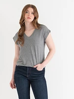 Holly V-Neck Hacci Top