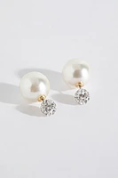 Front and Back Pearl Earrings