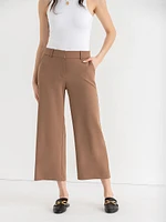 Weslee Wide-Crop Pant Iconic Crepe