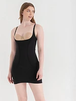 Open Bust Shapewear Slip Dress