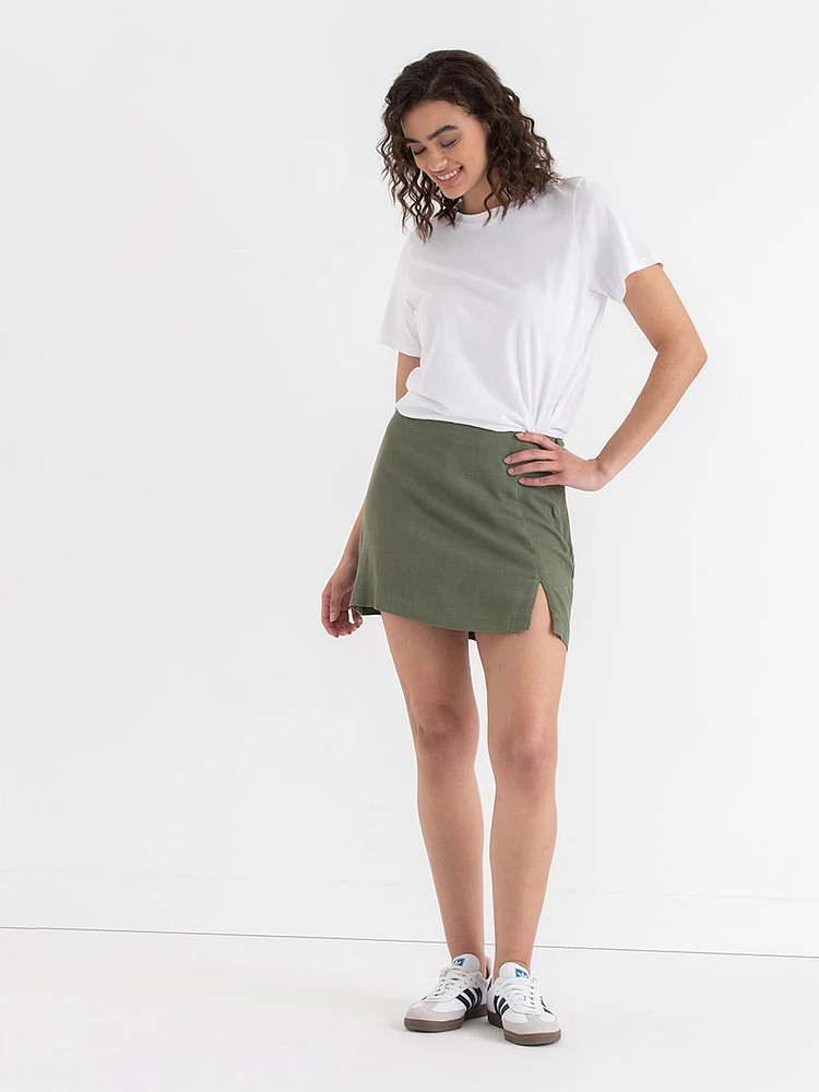 Linen Skort