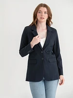 Bristol Mid Length Blazer Luxe Ponte