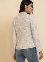 Boucle Open Front Blazer