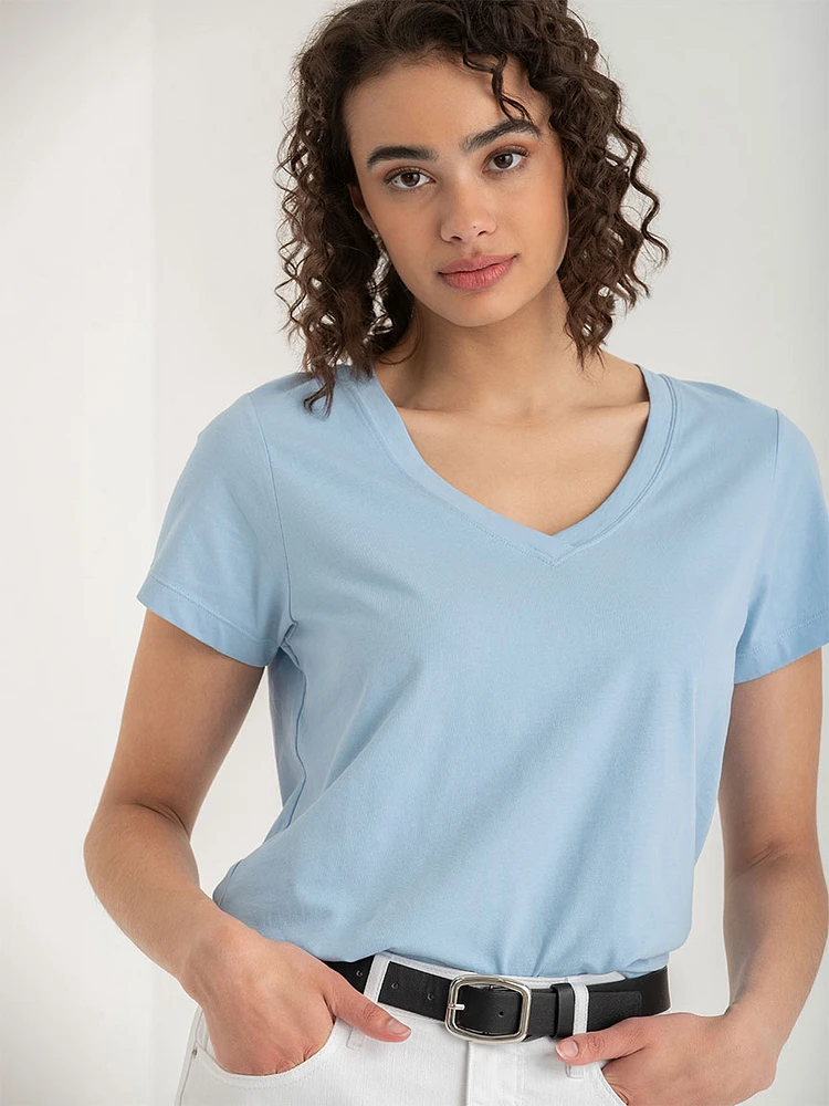 Relaxed V-Neck Tee