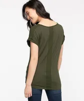 Extended Sleeve Woven Top