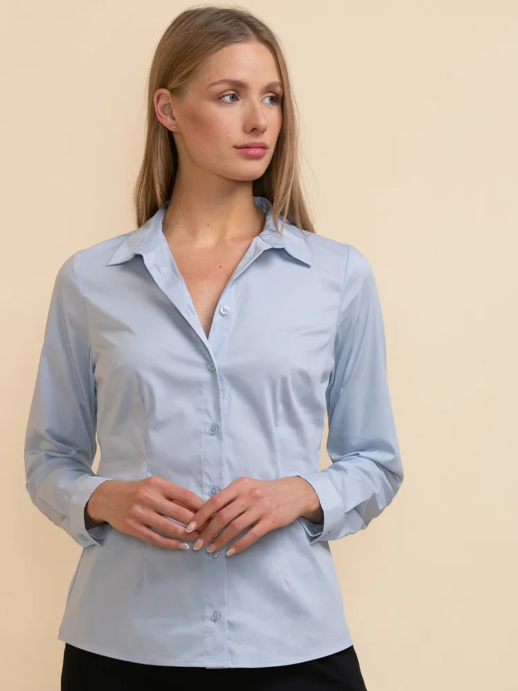 Talia Fitted Collared Shirt