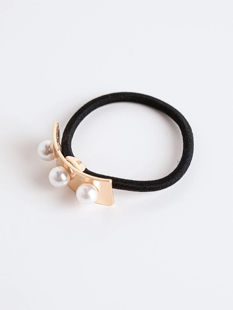 Pearl Hair Tie Duo