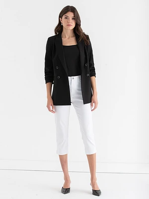 Harlow Skinny Capri Pant Microtwill