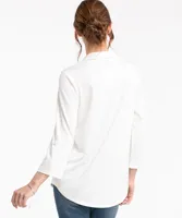 Knit Collared Button Front Shirt