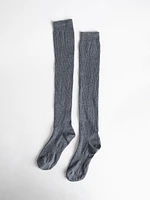 Knee High Ribbed Socks