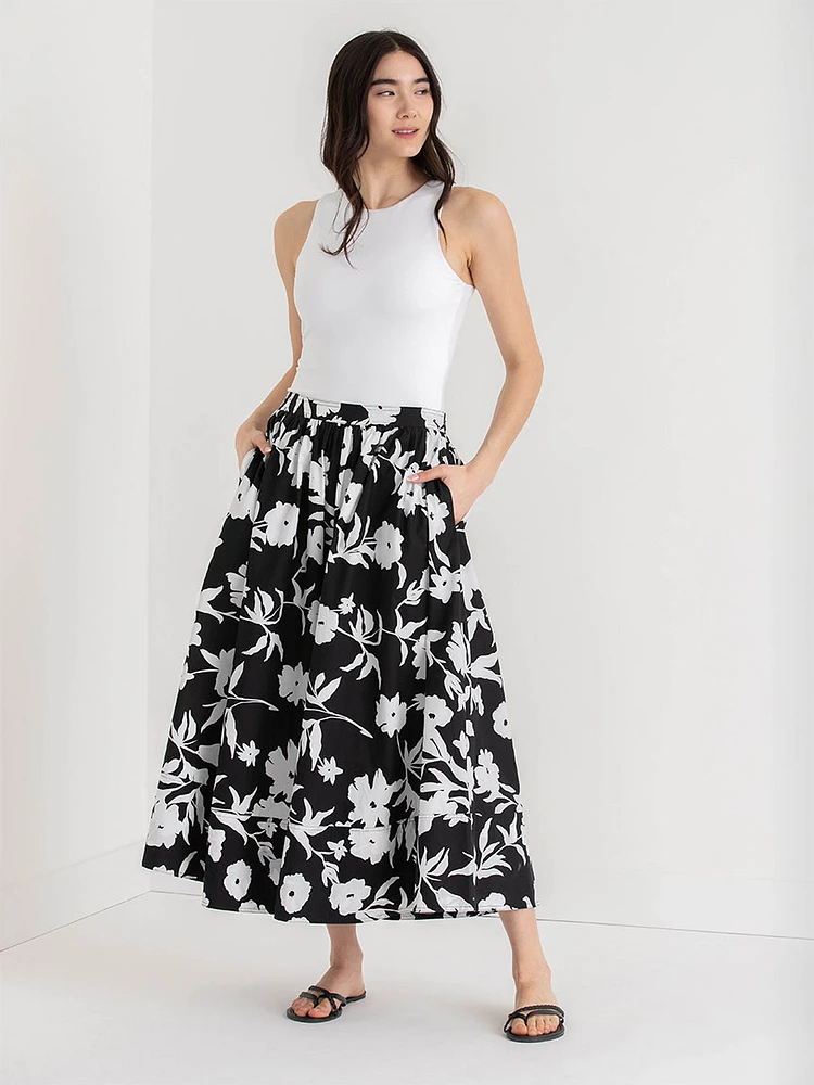 Poplin Full Skirt