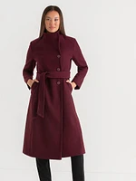 Etienne Wool Wrap Coat