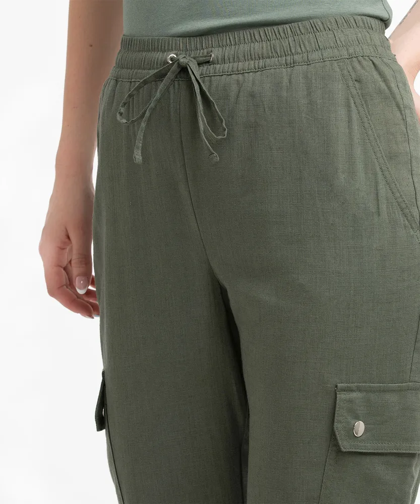 Drawstring Cargo Jogger