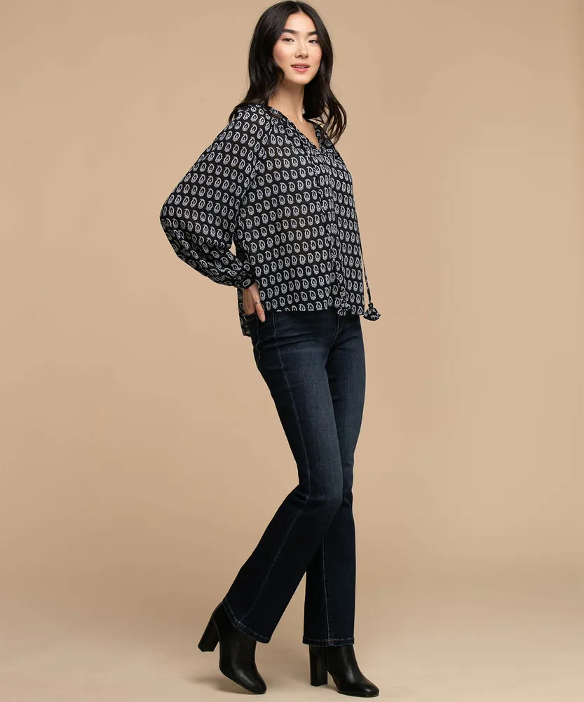 Long Sleeve Peasant Blouse