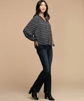 Long Sleeve Peasant Blouse