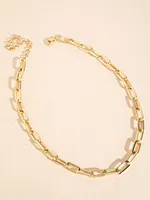 14K Gold Chain-Link Necklace