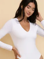 Long Sleeve V-Neck Bodysuit