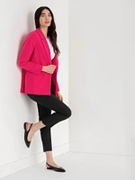 Relaxed Open Blazer Ponte Twill