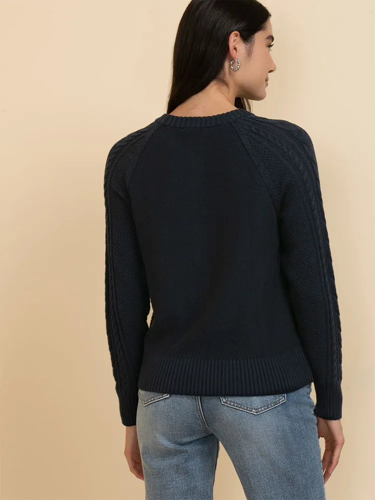 Cable Knit Pullover Sweater