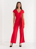 Venus Wide Leg Jumpsuit Iconic Crepe